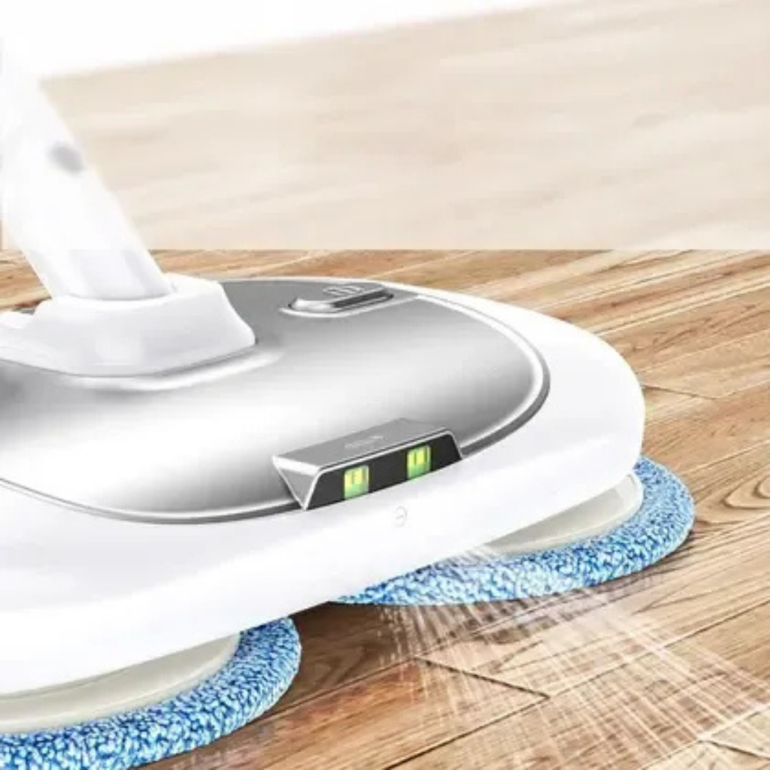 Mop Elétrico 360º + BRINDES: Módulos de Limpeza e Tanque Suporte - Oferta Relâmpago⚡