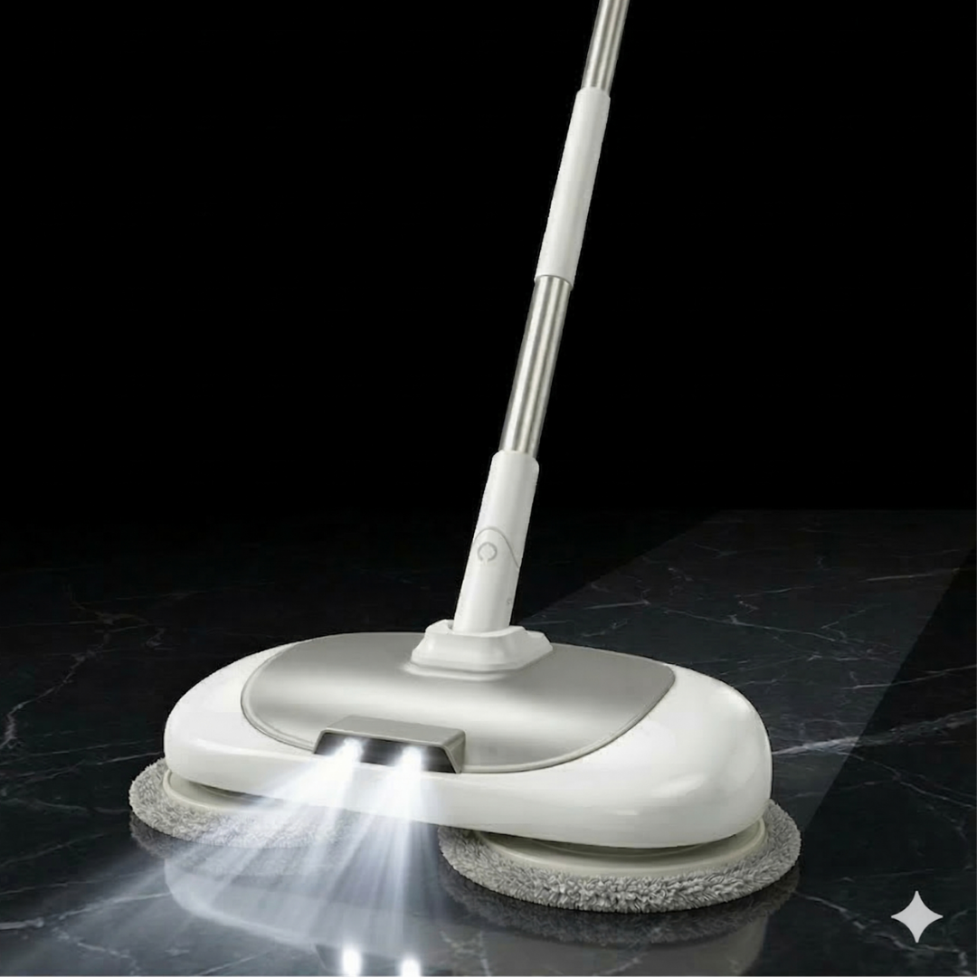 Mop Elétrico 360º + BRINDES: Módulos de Limpeza e Tanque Suporte - Oferta Relâmpago⚡