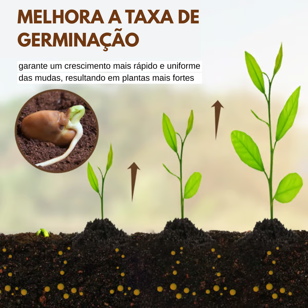 Ativador de Solo - O Segredo para uma Terra Sempre Fértil + BRINDE HOJE: Kit 20 Sementes Premium🔥