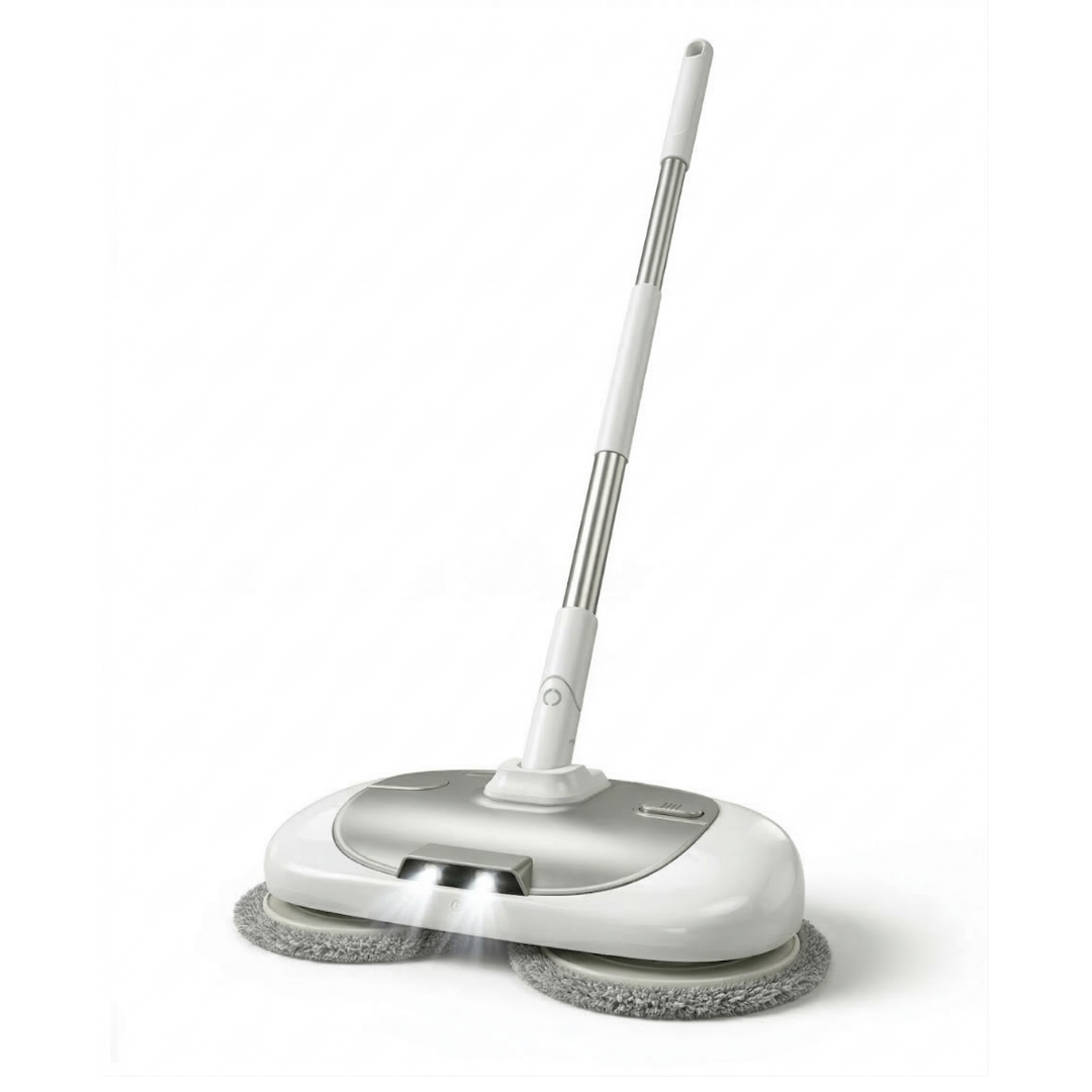 Mop Elétrico 360º + BRINDES: Módulos de Limpeza e Tanque Suporte - Oferta Relâmpago⚡