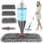 Mop Spray 800ml + Kit Completo com Microfibra, Esfregão, 3 Refis Laváveis - Oferta por Tempo Limitado 🔥