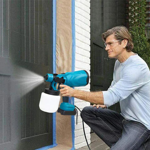 Pulverizador de Tinta 1000ml Elétrico de 200W + BRINDE (2 Baterias Extras)